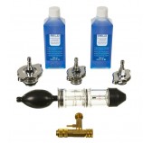 RELD Professional CO2 Rapid Engine Leak Detector Kit - Tester Box with Adapters and 500ml Reaction Fluid