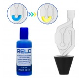 RELD Universal CO2 Leak Tester Kit for Cooling Systems - Rapid Engine Leak Detector with 100 ml Reaction Fluid for 50 Tests