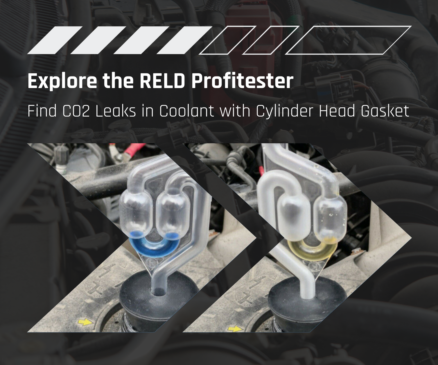 Explore the RELD Profitester: Find CO2 Leaks in Coolant with Cylinder Head Gasket